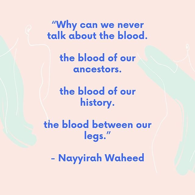 Thank you @nayyirah.waheed for saying it best.
.
.
.
.
.
#wellness #freepeoplefreeperiods #periodstigma #cramps #menstruation #drinkwater #heatpad #waterbottle #communitycare #periods #periodstigma #periodpain #periodleave #menstrualleave #menstruat